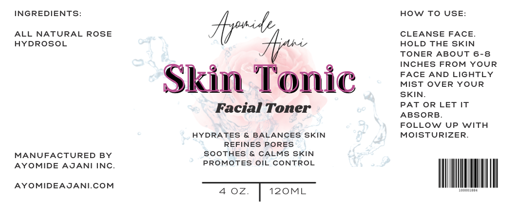 SKIN TONIC - FACIAL TONER