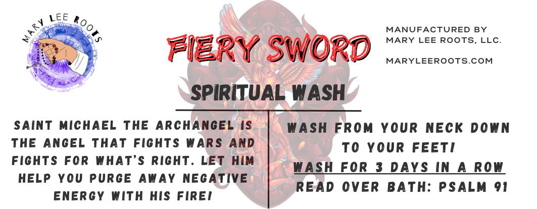 Fiery Sword Cleansing Wash | St. Michael The Archangel