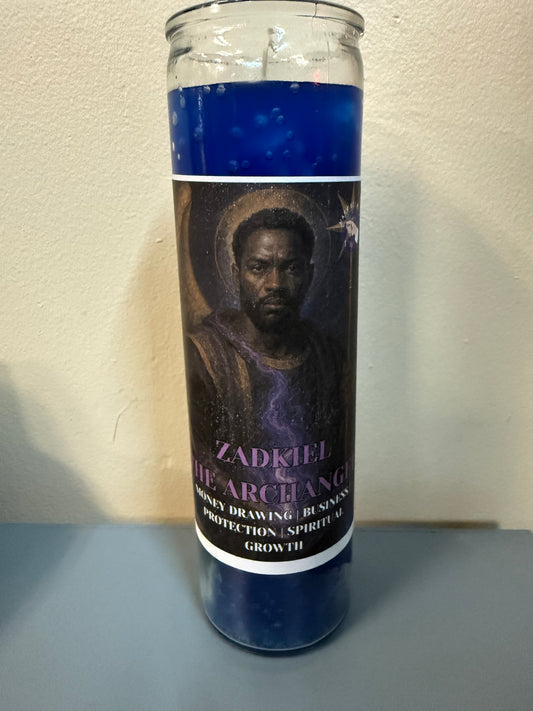Zadkiel The Archangel Candle