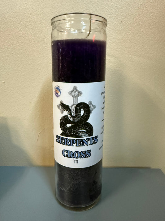 Serpents Cross Candle