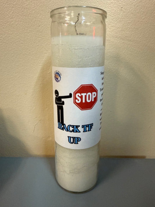 Back TF Up Candle