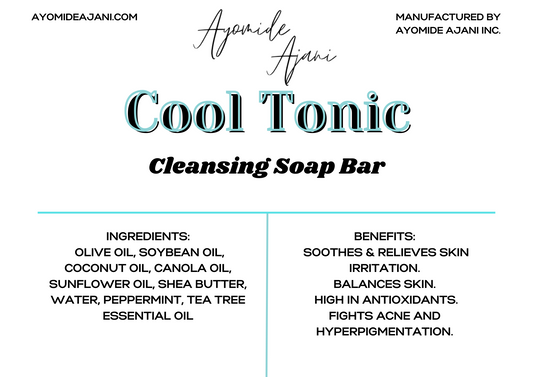 COOL TONIC - CLEANSING SOAP BAR