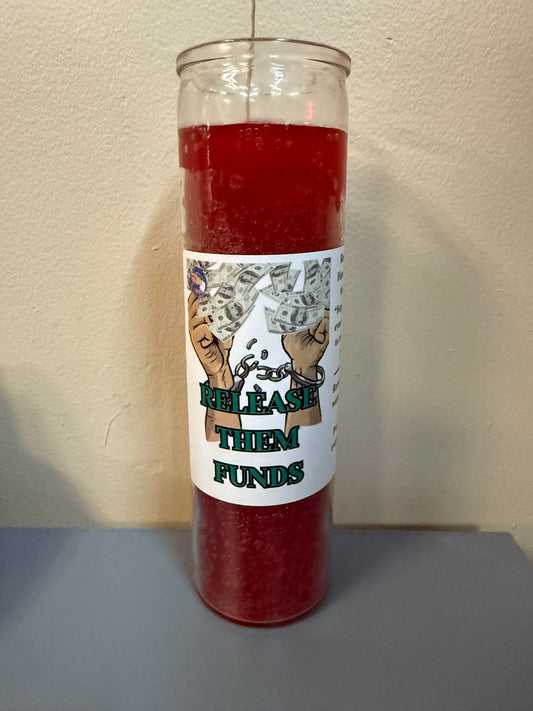 Release Them Funds Candle