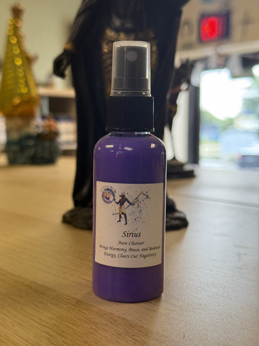Sirius | Aura Cleanser Spray, Clears Negative Energy, Gets Spirits Off Of Your Back